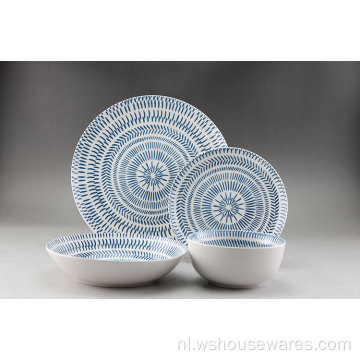 24pcs restaurant servies pad afdrukken